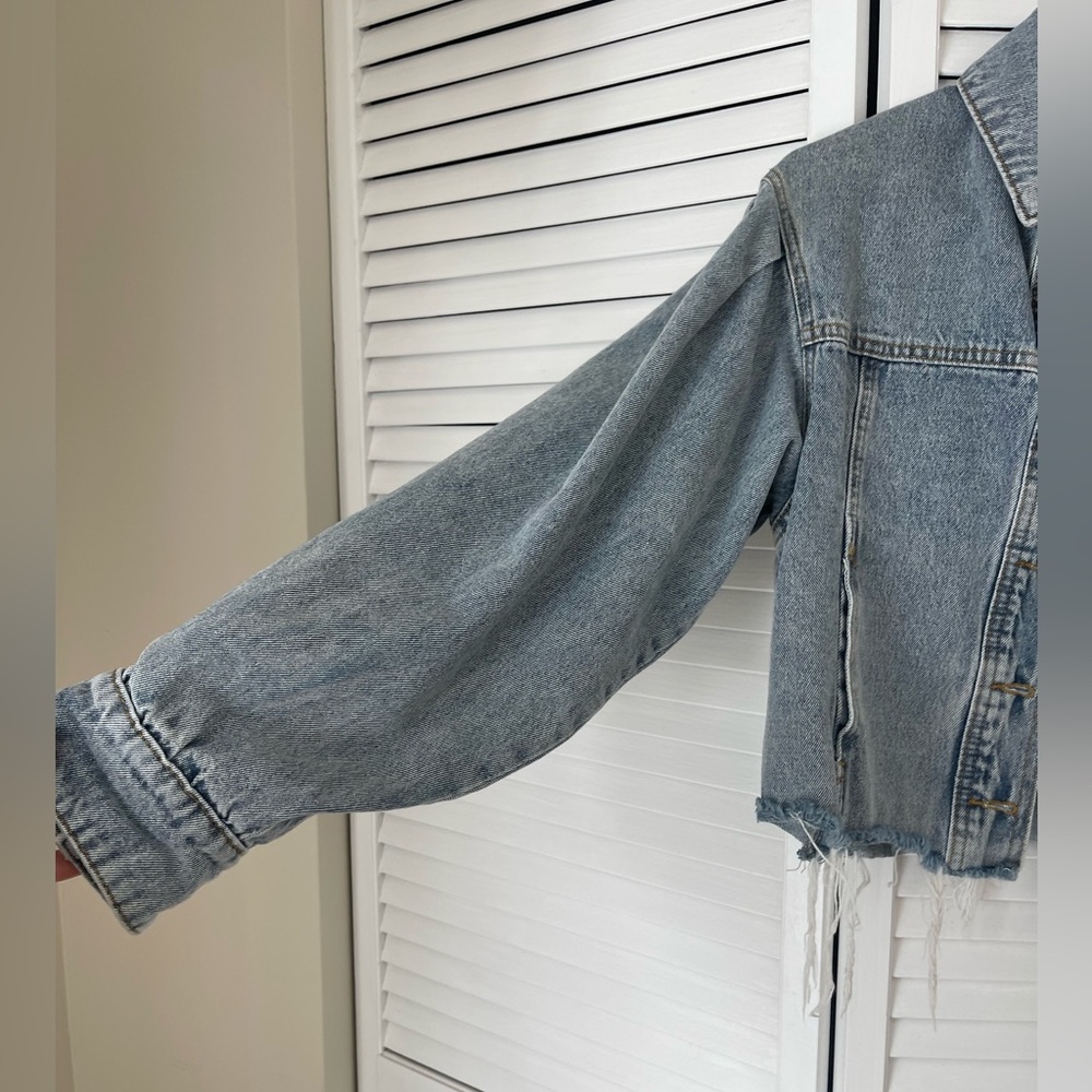 12th Tribe Oversized Denim Jacket - Picture 2 of 4